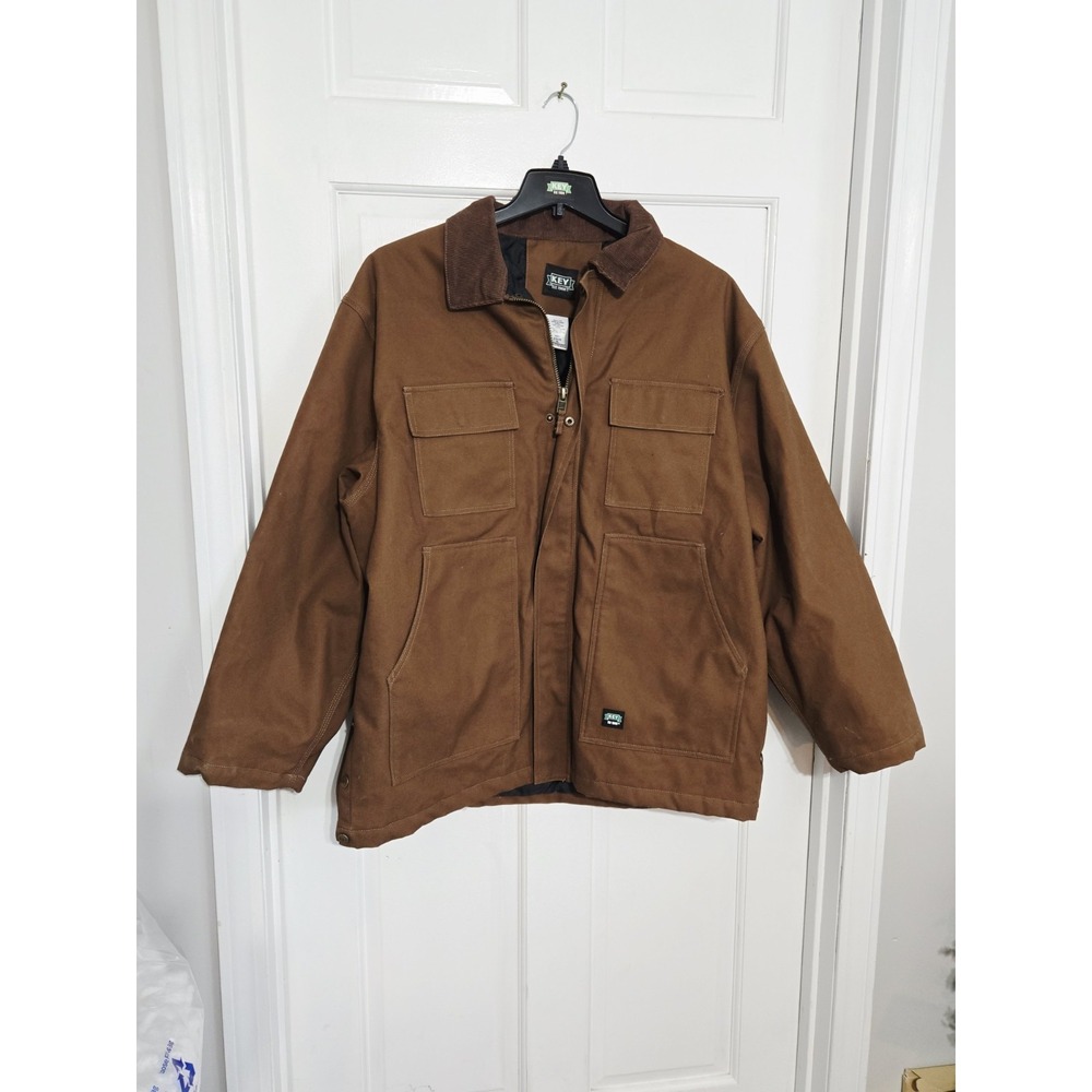 Key Insulated Duck‎ Chore Coat NWT brown sz XL 378.29 work jacket